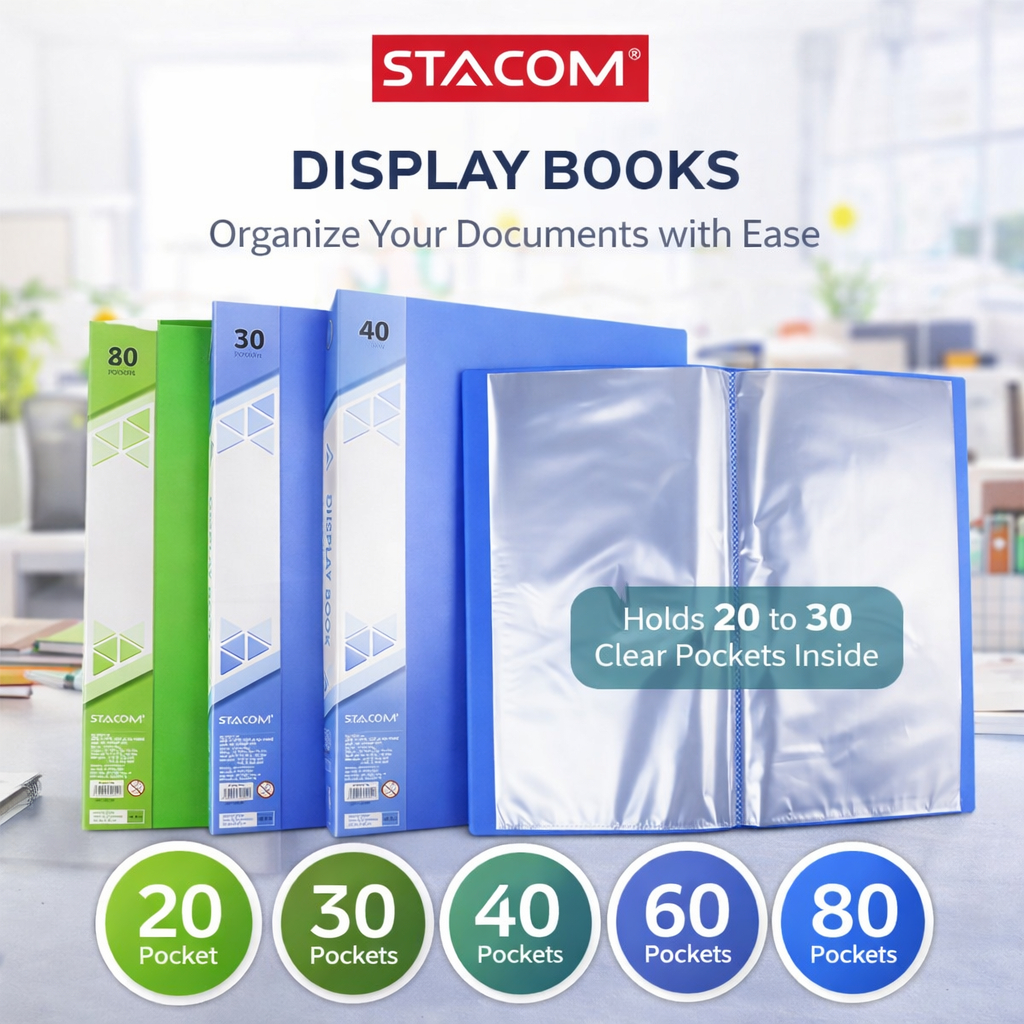 File bìa 80 lá, khổ A4 | Stacom D80A | Shopee Việt Nam