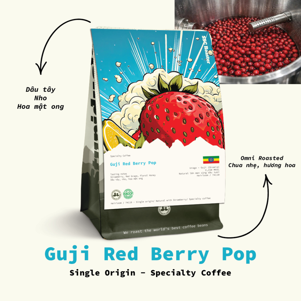 Cà Phê Đặc Sản Guji Red Berry Pop - Stupiducks Specialty Coffee ( SSC ...