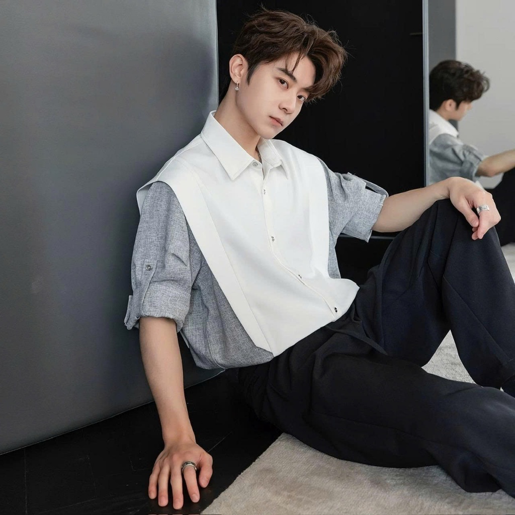 Áo Sơ mi Tay lỡ Style Mix MATCH Local ICVCVNI Unisex