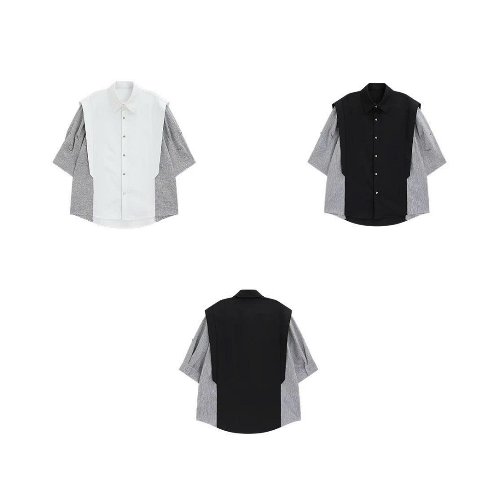 Áo Sơ mi Tay lỡ Style Mix MATCH Local ICVCVNI Unisex