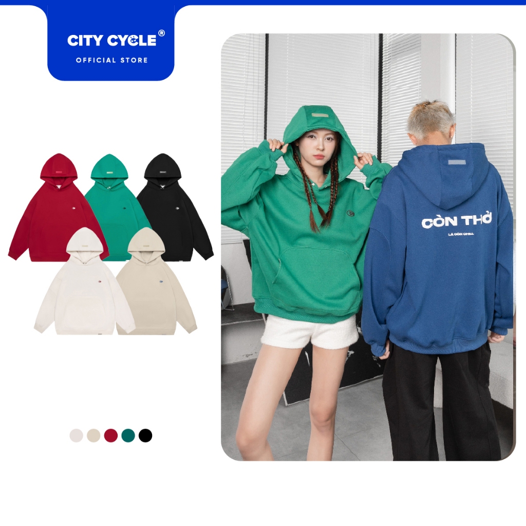 Áo hoodie nam nữ nỉ lông cáo mùa thu đông dày Local Brand Chính Hãng City Cycle áo Hoodie Own Your Vibe