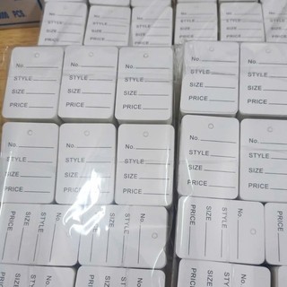 Thẻ Tag Giấy, Tag Treo Quần Áo, Dây Treo Tag Quần Áo - Lỗi 1 Đổi 1