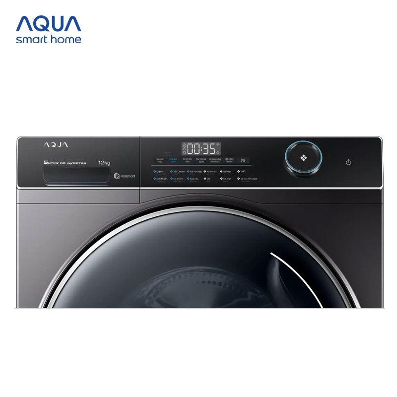 Máy giặt lồng ngang Aqua Inverter 12kg AW12-B4959U1K(B) - Bảo hành 2 năm - Freeship toàn quốc