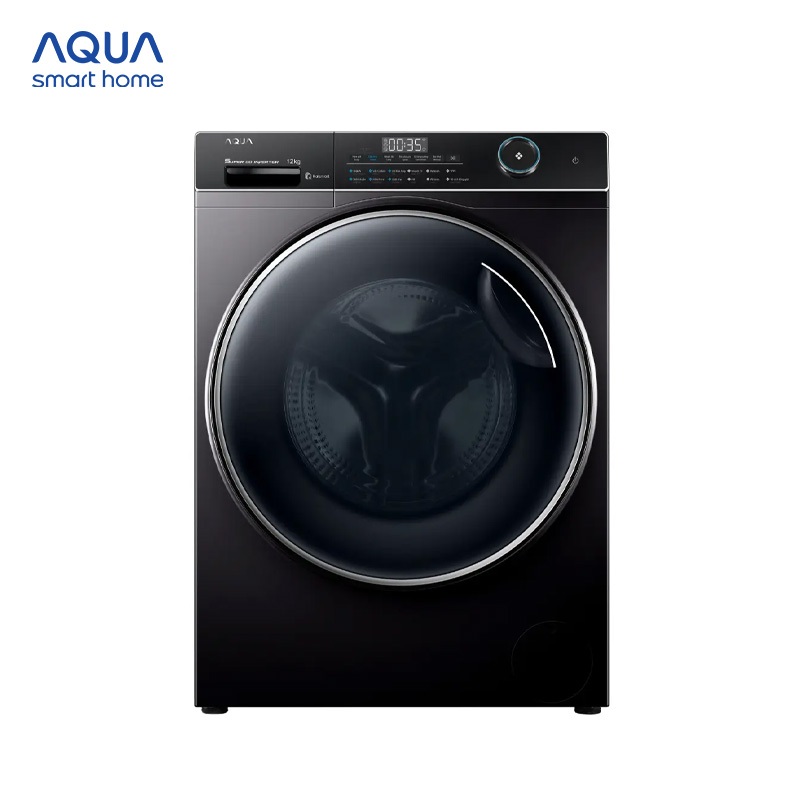 Máy giặt lồng ngang Aqua Inverter 12kg AW12-B4959U1K(B) - Bảo hành 2 năm - Freeship toàn quốc