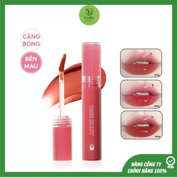 Son Tint Bóng Into You One Shot Lip Tint Dưỡng Ẩm Môi Căng Mọng Nhập Khẩu Chính Hãng