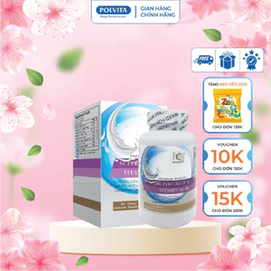 Viên uống xương khớp Super Calcium Vitamin D3 + K2 NCB bổ sung canxi, hỗ trợ sụn khớp khỏe mạnh 120 viên