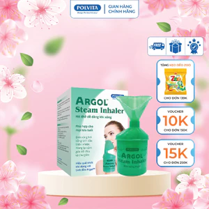 Bình Xông Cá Nhân Tinh Dầu Argol Polvita– Bình Xông Mũi Họng, Xông Tinh Dầu Tại Nhà 350ml