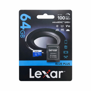 Thẻ nhớ cho Camera Lexar Blue Plus 64GB/128GB/256GB - Tốc độ đọc 100 - 170MB/s - Bảo hành 10 năm