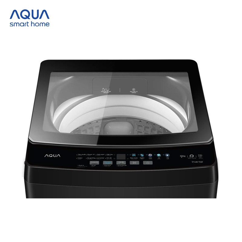 [DEAL XỊN THÁNG 7] Máy giặt cửa trên AQUA 9 kg AWM9-316K(B) - Freeship toàn quốc - Bảo hành 2 năm