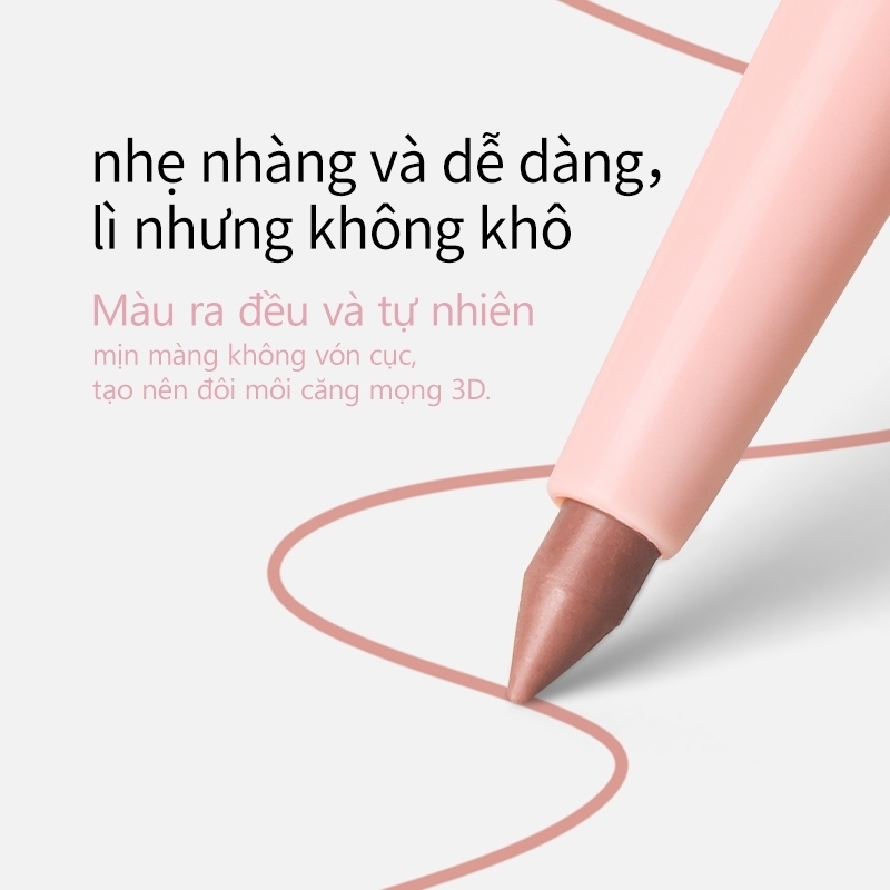 [KOC] Chì Kẻ Viền Môi Mooekiss Định Hình Sắc Nét, Mềm Mịn Không Khô Môi Lâu Trôi (250mg)
