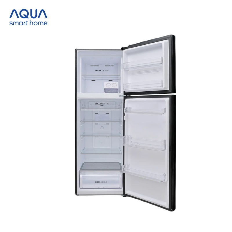 Tủ lạnh ngăn đông trên Aqua Inverter 358L AQR-T410FA(SL) - Bảo hành 2 năm - Freeship toàn quốc