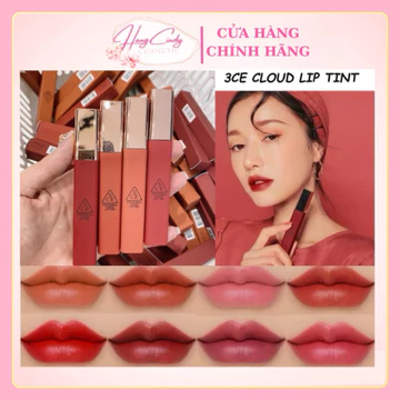 Son Kem Lì 3CE Cloud Lip Tint 4g son kem lì lâu trôi mịn môi