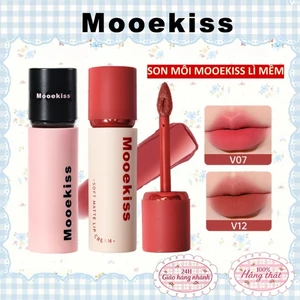 Mooekiss Son Loại Son sáng da nâng Son bóng mỏng nhẹ dưỡng ẩm tint lì không khô môi 3g