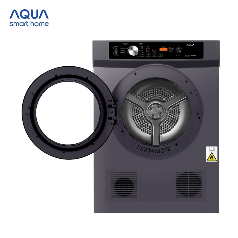 [SALE SỐC] Máy sấy thông hơi Aqua 8 kg AQH-V800H.SS - Freeship toàn quốc - Bảo hành 2 năm