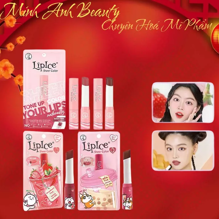 Son Dưỡng Môi LipIce Sheer Color Giữ Ẩm Dưỡng Mềm, Nhiều Màu Tự Nhiên (2.4g)