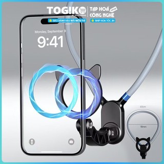 Giá Đỡ Điện Thoại Đeo Cổ Từ Tính Magsafe – Quay góc nhìn thứ nhất POV/ Livestream – Đạp Xe, Câu Cá, Thể Thao ngoài trời