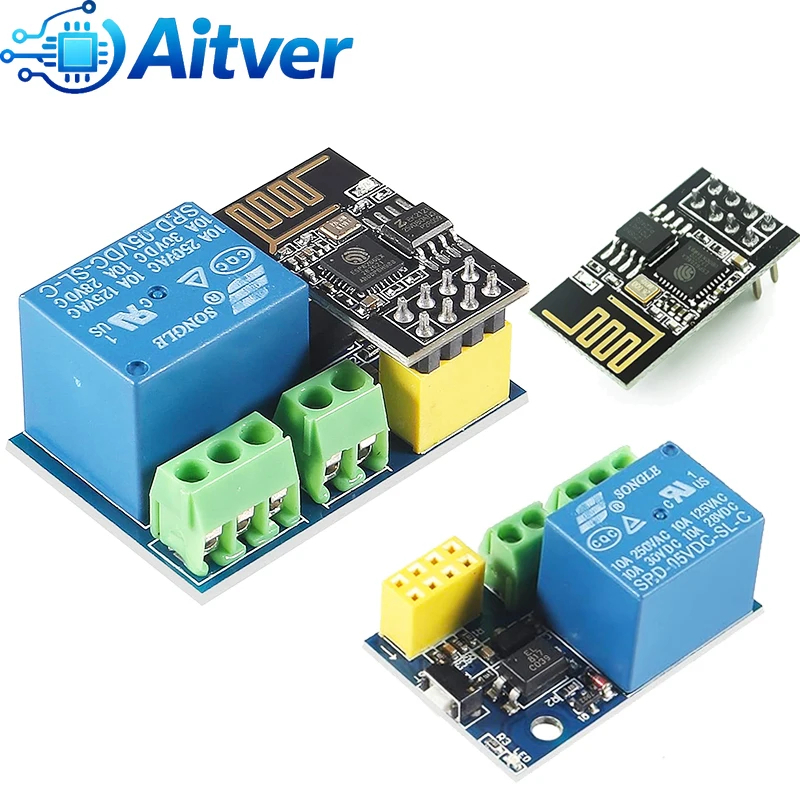 Mô đun điều khiển từ xa wifi thông minh ESP8266 ESP-01S 5V cho Arduino ...