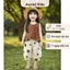 Set Đồ Bé Gái, Set Đồ Bộ Sát Nách Mix Quần Quần Thụng Chấm Bi Chất Liệu Cotton Mềm