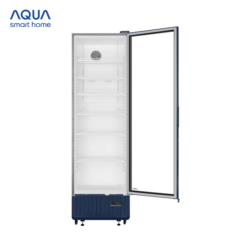 [SẢN PHẨM MỚI] Tủ mát AQUA 396 lít AQS-AF520H - Làm lạnh 360 độ - 6 ngăn mát - Freeship toàn quốc