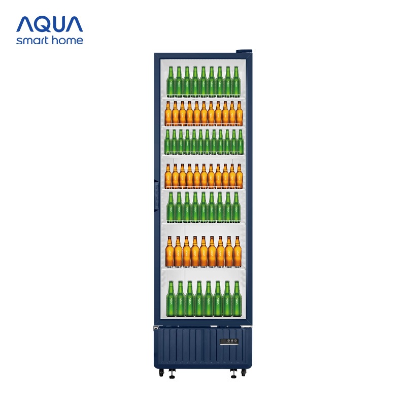 [SẢN PHẨM MỚI] Tủ mát AQUA 396 lít AQS-AF520H - Làm lạnh 360 độ - 6 ngăn mát - Freeship toàn quốc