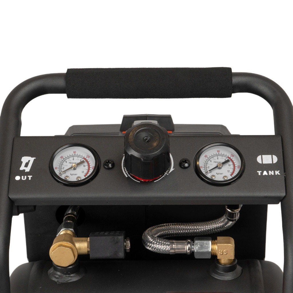 Máy nén khí vừa Dùng Điện và Dùng Pin HUKAN G3-ACDC-N3, 350w 8Bar, Chân pin phổ thông, Không than