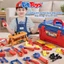 Bộ Đồ Chơi Kỹ Sư 135 Chi Tiết ToysLit Lắp Ráp DIY Kèm Khoan Điện Vặn Ốc Vít Hộp Dụng Cụ Sửa Chữa