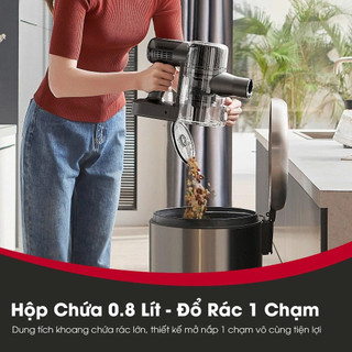 Máy hút bụi chân không Rowanto V25 Ultra Cyclone Pro, Hút bụi đa năng, Lực hút 33K PA, Mới nhất 2026