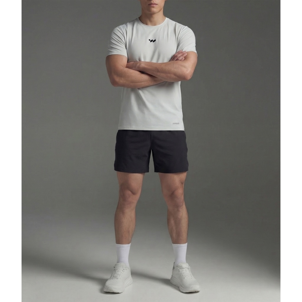 Áo Thể Thao Gym Nam Vsmash Sportswear Form ACTIVE-FIT Ôm vừa, Chất Liệu Mát, Co Giãn 4 Chiều Thấm Hút Mồ Hôi, Mềm Mát