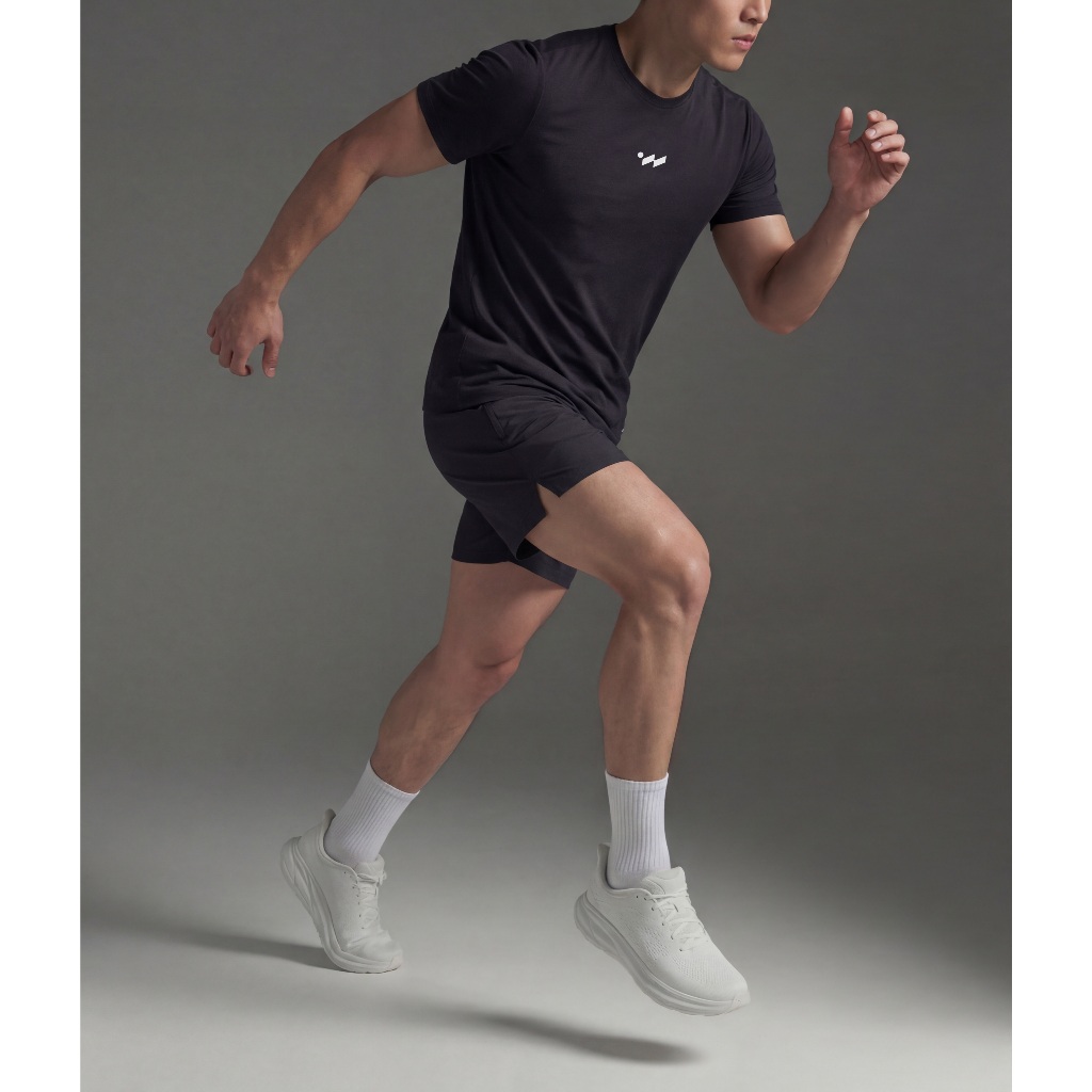 Áo Thể Thao Gym Nam Vsmash Sportswear Form ACTIVE-FIT Ôm vừa, Chất Liệu Mát, Co Giãn 4 Chiều Thấm Hút Mồ Hôi, Mềm Mát