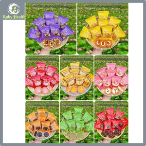 Bánh Quy Quzan LSS Phiên Bản Mới, Quy Pizza mix hạt, Bao Bì Tiếng Việt