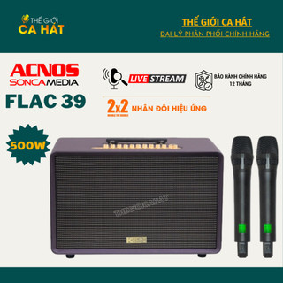 [Tặng dây Optical nối TV] ACNOS FLAC 39- Loa karaoke Soncamedia Cao Cấp 500W - ĐẲNG CẤP TRÌNH DIỄN
