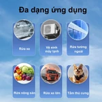 TANZU TZ-PW-180 – Máy rửa xe cao áp 180Bar, không chổi than, pin 21V, béc 6-in-1, lưới lọc inox đôi, cầm tay tiện lợi — ảnh 6