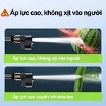 TANZU TZ-PW-180 – Máy rửa xe cao áp 180Bar, không chổi than, pin 21V, béc 6-in-1, lưới lọc inox đôi, cầm tay tiện lợi — ảnh 7