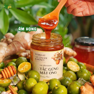 Combo 3 Hũ Tắc Gừng Mật Ong Lạc Yên Foods, Kèm Quà Tặng