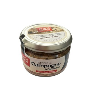 PATE ĐỒNG QUÊ - TERRINE DE CAMPAGNE HIỆU JEAN FLOC’H 170g ( THỦY TINH) DATE MỚI 09/07/2029