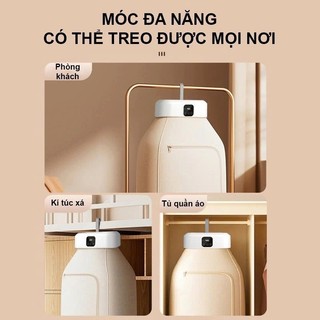 Tủ Sấy Quần Áo Đa Năng - Gấp Gọn - Du Lịch - Máy Sấy Quần Áo Có Tia UV Khử Trùng + Điều Khiển Từ Xa