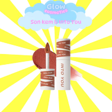 INTO YOU Son Kem Bùn Môi Lì Kết Cấu Mousse Son Môi Son Into You mã EM Glow.Cosmetics