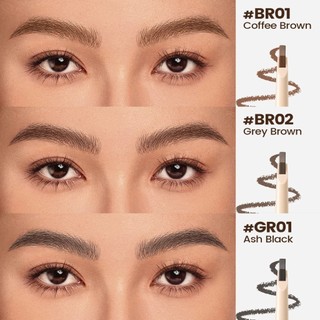 Bút Chì Kẻ Mày Focallure Anti Smudge Eyebrow Pencil Chống Thâm Nước Chống Nhòe 0,1MM - Bebeau