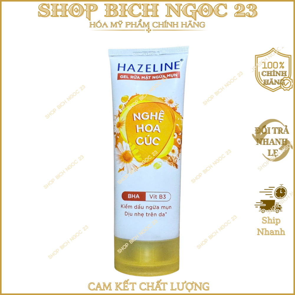 Gel rửa mặt Hazeline Chiết Xuất Thiên Nhiên 100g