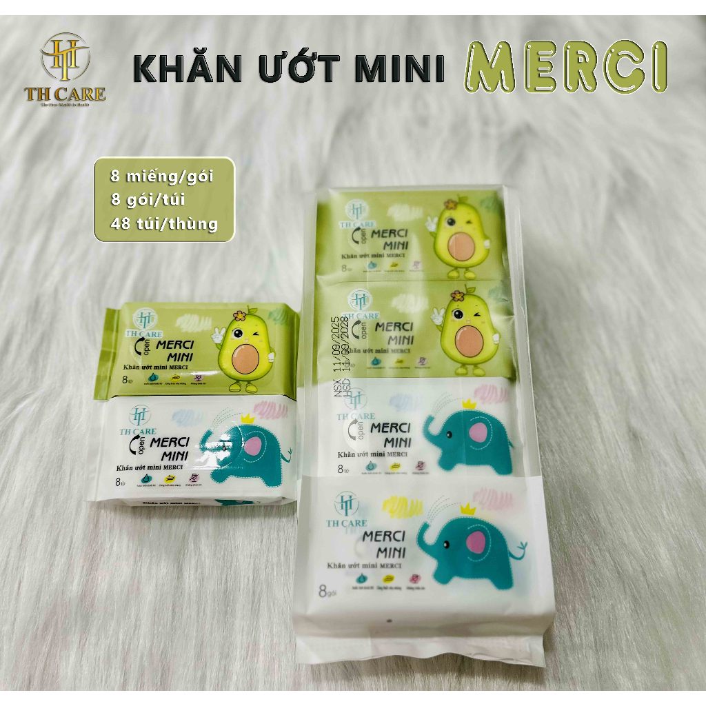 COMBO 3 LỐC(24 GÓI) Khăn Giấy Ướt Mini Bỏ Túi, Khăn Giấy Đa Năng Tiện Dụng Dễ Mang Bên Người, An Toàn Cho Làn Da.