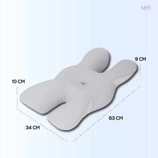 Gối chữ X hỗ trợ nâng đỡ vùng cổ, vai và gáy tối ưu, giúp bạn ngủ ngon hơn và luôn cảm thấy thoải mái.