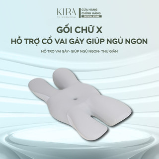 Gối chữ X hỗ trợ nâng đỡ vùng cổ, vai và gáy tối ưu, giúp bạn ngủ ngon hơn và luôn cảm thấy thoải mái.