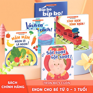 Sách - Combo 10 Cuốn Ehon Song Ngữ + 5 Cuốn Ehon Âm Thanh Cho Bé 0-6 Tuổi