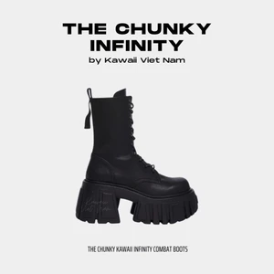 Giày Boot da Chunky "MUÔN ĐỜI" độc quyền - The Chunky Kawaii Infinity Combat Boots
