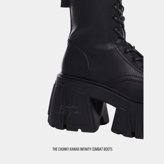 [Hỏa tốc] Giày Boot da Chunky "MUÔN ĐỜI" độc quyền - The Chunky Kawaii Infinity Combat Boots