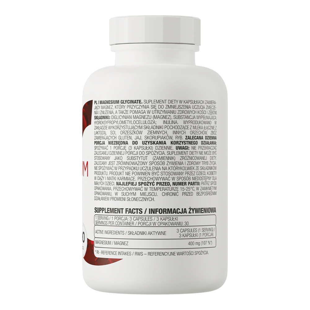 Ostrovit Magnesium Glycinate (90 Viên) - Hỗ Trợ Giấc Ngủ Thoải Mái