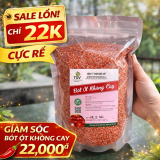 Ớt bột không cay, không mặn, khô xay, dùng làm gà nướng muối ớt, kim chi thơm ngon, hấp dẫn (hàng loại 1)