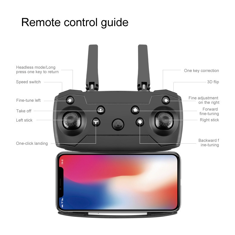 2026 Máy bay không người lái E88Pro mới, Camera kép 4K HD, Quay video WiFi, UAV điều khiển từ xa