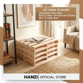 Giường PALLET Nhật Hàn Gỗ Thông Có Chân – Dễ Lắp Đặt – Nhiều Kích Thước 1m2–1m8 – Phù Hợp Mọi Không Gian