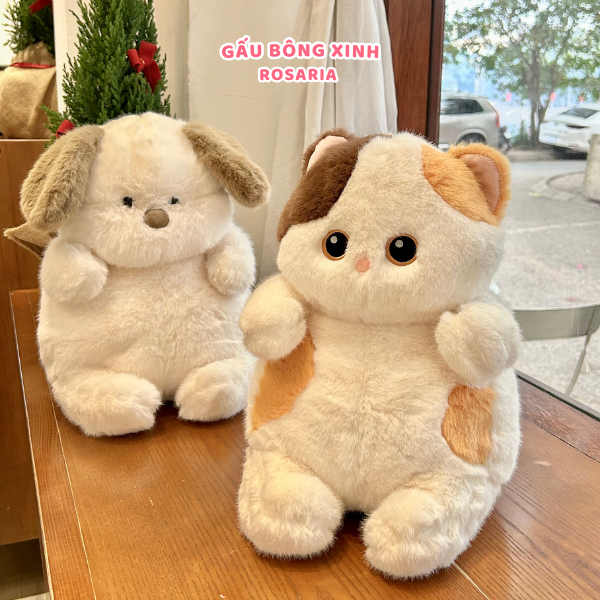 Gấu bông Cún, Mèo tam thể cao cấp